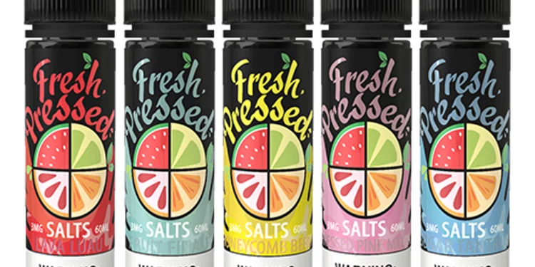 Fresh Pressed Salts Honeycomb Berry at Smoke Shop.