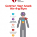 Early heart attack symptoms in females and prevention.