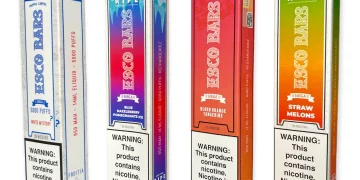 Pastel Cartel ESCO Bars Mega 5000 Puffs Rechargeable.